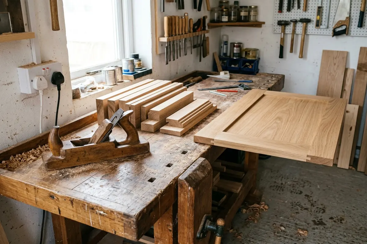 Illustration of carpentry and joinery work