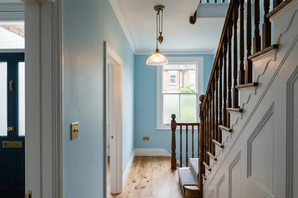 Illustration of new electrical fittings in a home