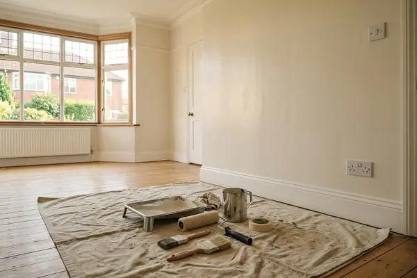 Illustration of painting and decorating work